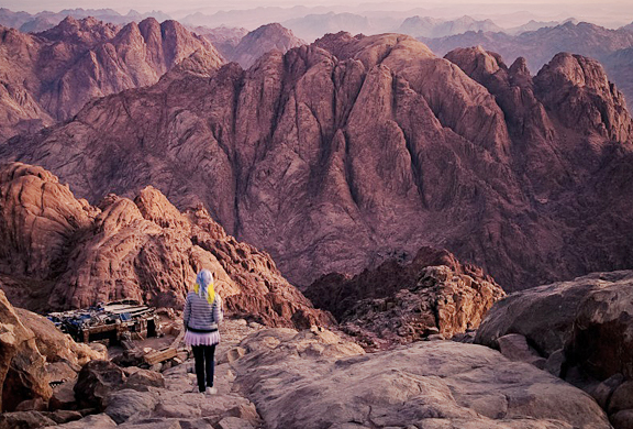 The summit of Mount Sinai