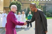 The Archbishop of Canterbury, Justin Welby, welcomed the President of Nigeria, Muhammadu Buhari, to Lambeth Palace this morning.