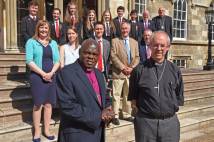 Archbishops of York and Canterbury with young people at Bishopthorpe 