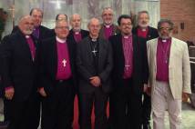 Archbishop Justin Welby with Anglican bishops in Sao Paulo, Brazil.