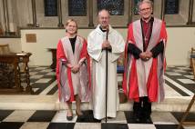 Dr Eeva John and +Christopher Cocksworth with Archbishop