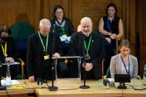 Archbishops at Synod delivering Joint Presidential Address