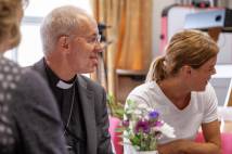 Archbishop Justin visits CAP Debt Centre