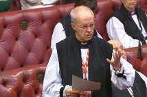 Archbishop speaking in the House of Lords