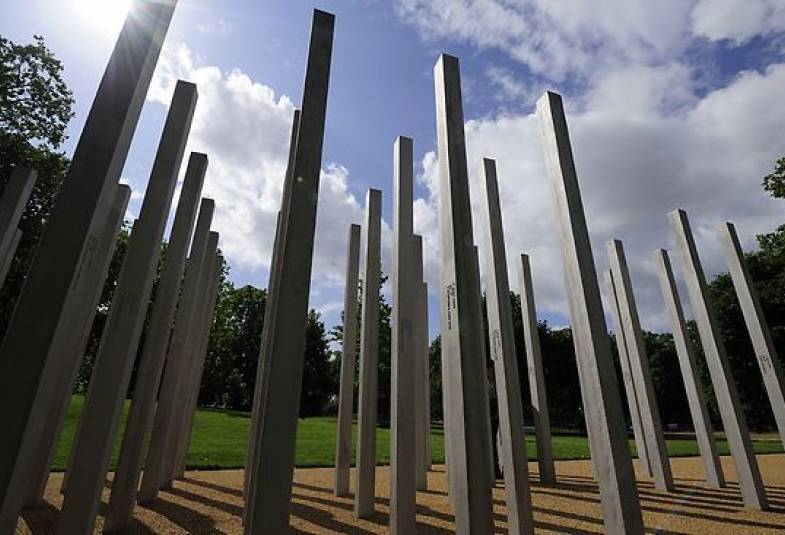 Memorial to London Bombing Victims