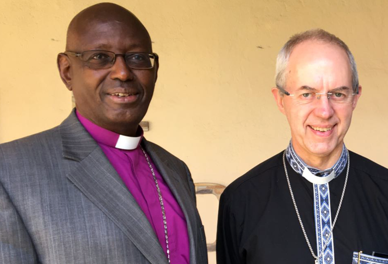 Archbishop Justin met with Archbishop Bernard in Burundi in February