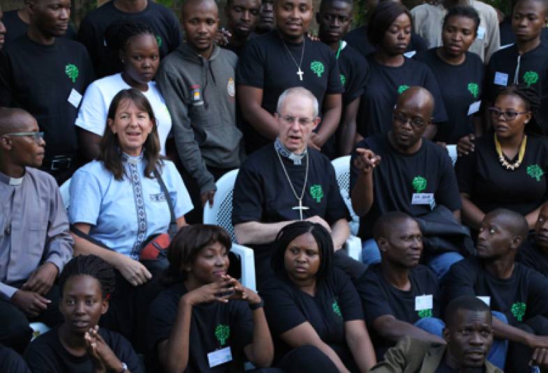 Archbishop speaks at conference with young Anglicans from southern Africa. 