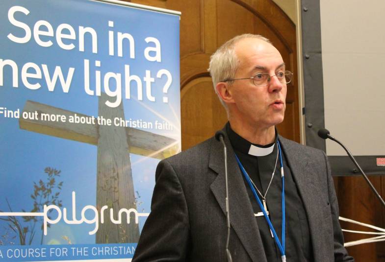 Archbishop Justin Welby speaks at the launch of new Pilgrim Course materials