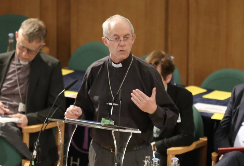 Justin Welby at Synod 