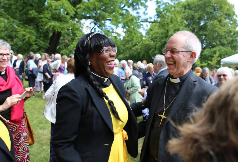 Garden party for women priests at Lambeth Palace 