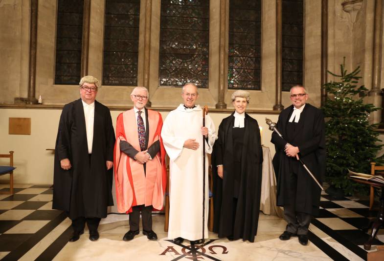 Archbishop awards Lambeth Doctorate to Canon John Rees 