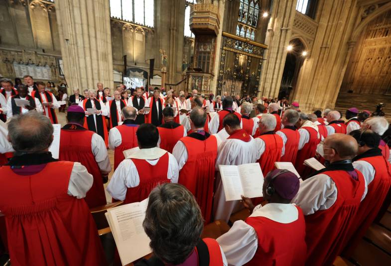 Bishops at Canterbury Cathedral