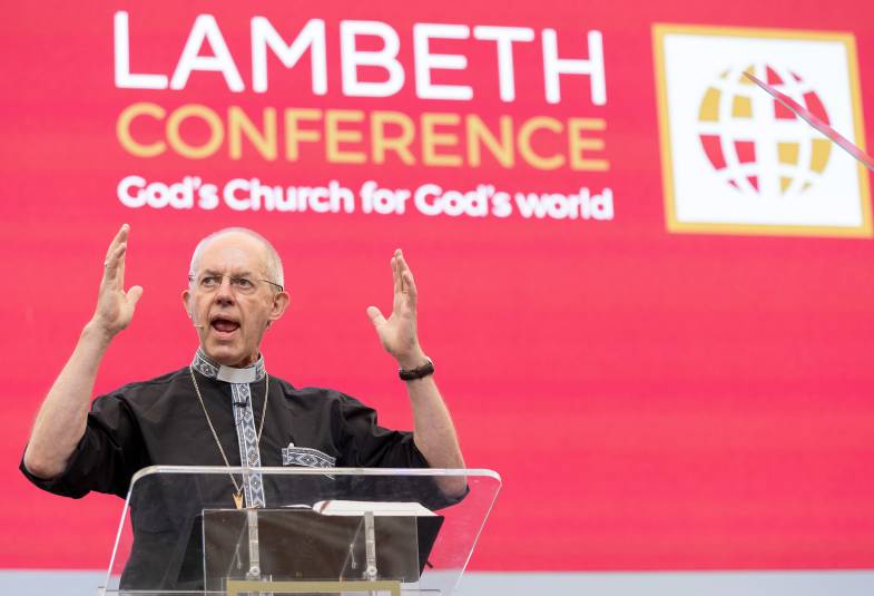 Archbishop Justin speaks at the Lambeth Conference