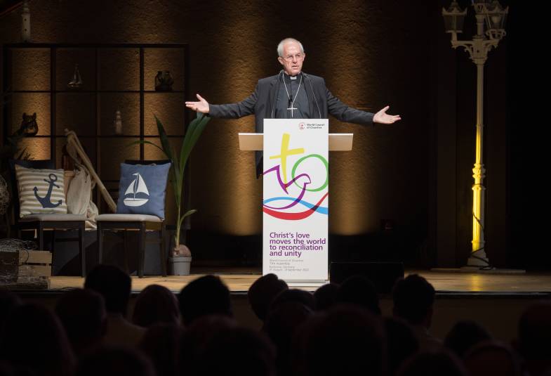 Archbishop Justin speaks at the WCC 2022