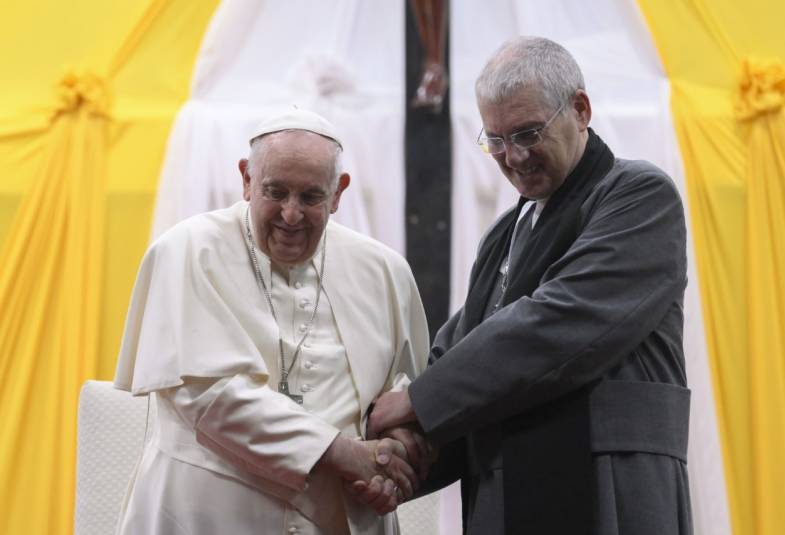 Pope Francis & Moderator Iain