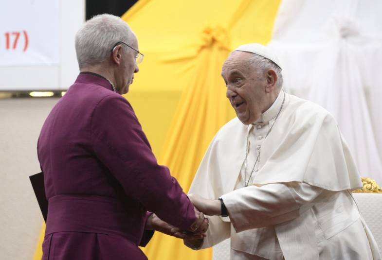 Pope Francis & Archbishop Justin