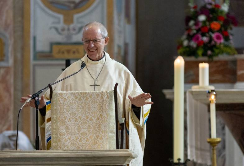 Archbishop delivers sermon in Rome