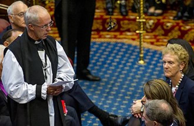 Justin Welby in the House of Lords 