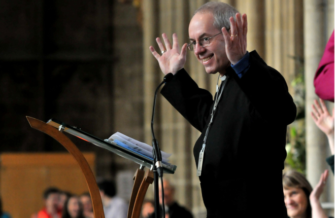 Archbishop Justin Welby at Canterbury Cathedral. (Photograph: Diocese of Canterbury) 
