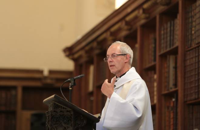 Justin Welby preaching 