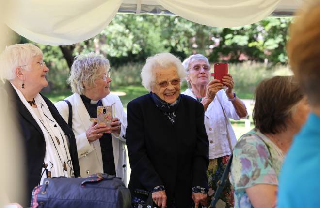 Garden party for women priests at Lambeth Palace 