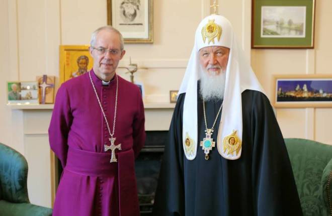 Archbishop Welby and Patriarch Kirill
