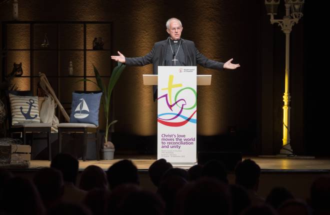 Archbishop Justin speaks at the WCC 2022