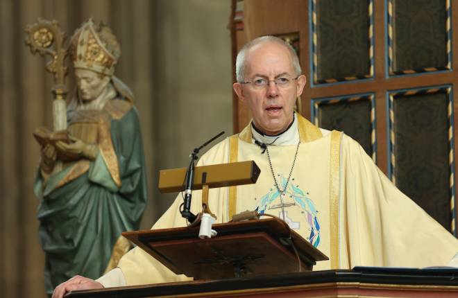 Archbishop Justin's Easter sermon sung eucharist Canterbury cathedral